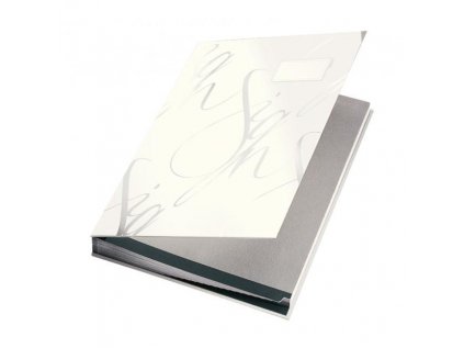 106920 1 podpisova kniha designova leitz biela