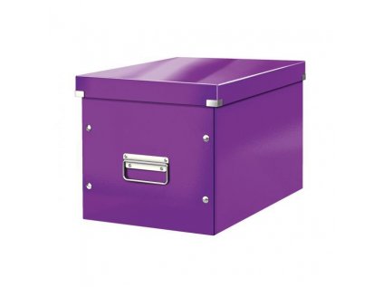 107280 1 stvorcova krabica click store a4 metalicka purpurova