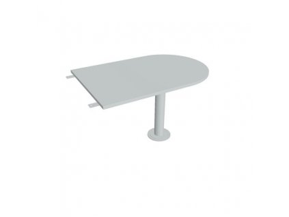 128013 1 doplnkovy stol flex 120x75 5x80 cm siva kov