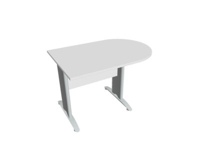 129087 1 doplnkovy stol cross 120x75 5x80 cm biela kov