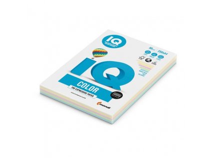 139962 1 farebny papier iq color 5x20 mix pastelove farby a4 160g