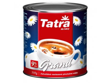 Zahustené mlieko Tatra Grand nesladené 9% 310 g