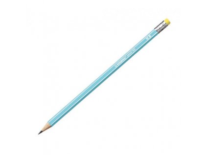 148488 1 ceruzka stabilo 160 hb s gumou modra 12ks
