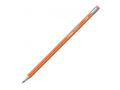 148491 1 ceruzka stabilo 160 hb s gumou oranzova 12ks