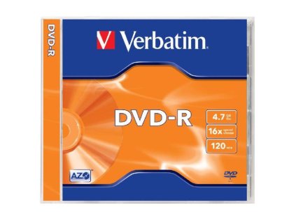 151377 1 verbatim dvd r 16x klas obal