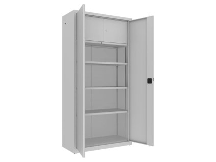 Univerzálna skriňa Sbm 204 (color_body RAL 7035, svetlošedá, color_door RAL 7035, svetlošedá)