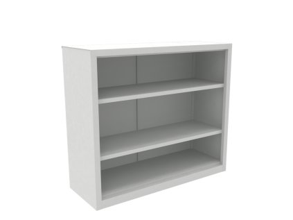 Uzavretý regál RZ 107 (color_body RAL 7035, svetlošedá)