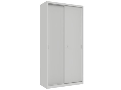 Skriňa s posuvnými dverami Sbm 222 (color_body RAL 7035, svetlošedá, color_door RAL 7035, svetlošedá)