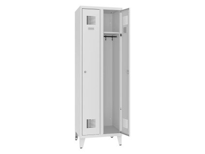 Šatník Sum 321 W (color_body RAL 7035, svetlošedá, color_door RAL 7035, svetlošedá)