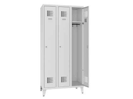Šatník Sum 331 W (color_body RAL 7035, svetlošedá, color_door RAL 7035, svetlošedá)