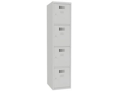 Skriňa Sus 414 W (color_body RAL 7035, svetlošedá, color_door RAL 7035, svetlošedá)