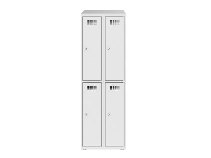 Šatník Msus 322v (color_body RAL 7035, svetlošedá, color_door RAL 7035, svetlošedá)