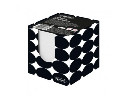 170087 1 blok kocka nelepena herlitz just black 90x90x90mm kartonova krabicka
