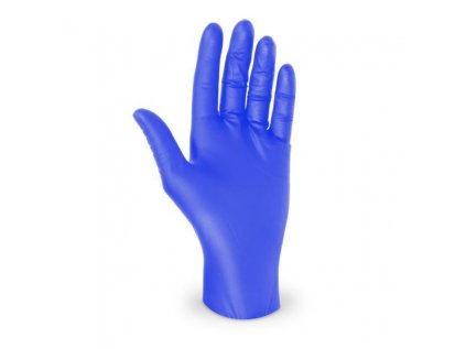 170384 1 rukavice jednorazove nitrilove nepudrovane modre vel 7 s 100 ks