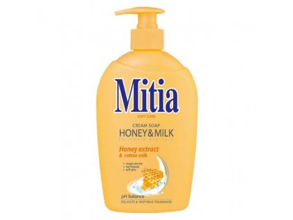 170534 1 mitia tekute mydlo 500 ml med mlieko