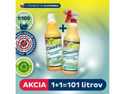 170588 1 cleanfit ultrakoncentrat benzalkonium chloride dezinfekcny 1 1 101 l