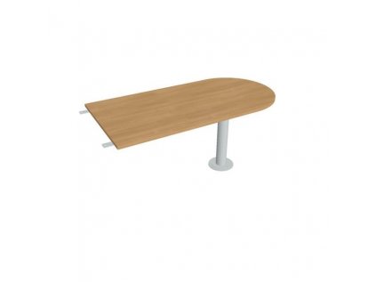 171167 1 doplnkovy stol flex 160x75 5x80 cm dub kov