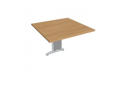 171653 1 doplnkovy stol cross 80x75 5x80 cm dub kov