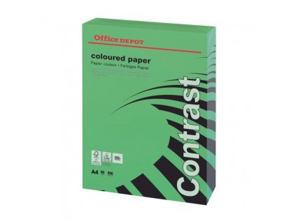 177128 1 farebny papier office depot a4 intenzivna zelena 80 g m2