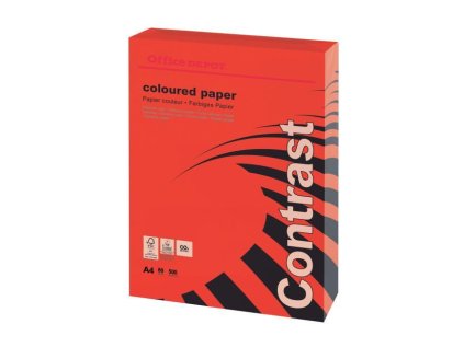 177131 1 farebny papier office depot a4 intenzivna cervena 80 g m2