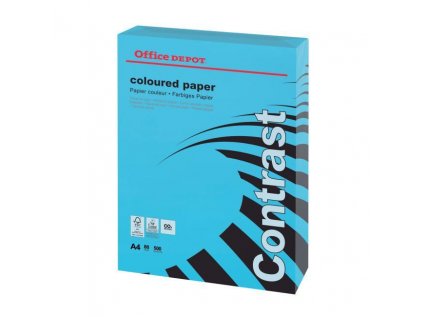 177134 1 farebny papier office depot contrast intenzivna modra a4 80 g