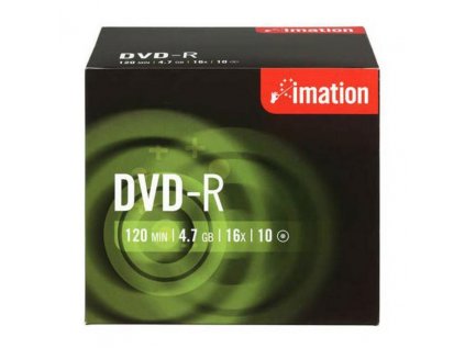 178139 1 dvd r imation 16x 4 7 gb klasicky obal