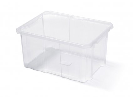 184881 plastovy box ulozny cargobox transparentni 400x300x200