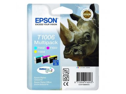 194094 atramentova napln epson c13t10064010 c m y multipack pre so b40w bx600fw bx610fw bx310