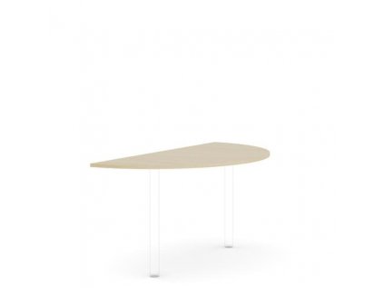 200296 1 doplnkovy stol bez nohy basic 160x2 2x80cm breza