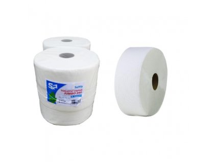 Toaletný papier 2-vrstvový Jumbo 28 cm biely, celulóza, návin 250m