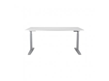 200559 vyskovo nastavitelny stol basic 2 motorovy 160x80 cm podnoz siva doska biela
