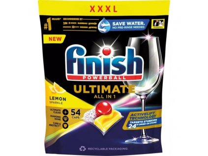 200883 finish tablety do umyvacky riadu ultimate all in 1 54ks lemon