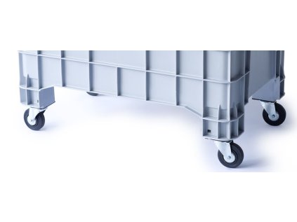 Sada 4 otočných koliesok k paletovým boxom