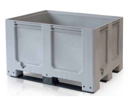 Plastový Big Box 120x100x76 cm, 3 lyžiny