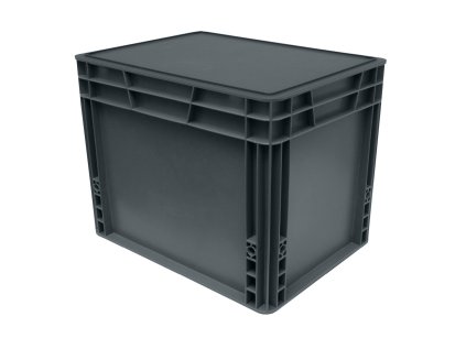 Skladový box s vekom 40x30x33 cm