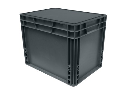 Hlboká prepravka s vekom 40x30x33 cm