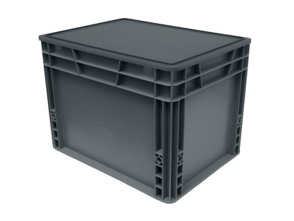 Plastový kontajner s vekom 40x30x29 cm