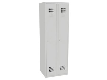Šatník Sum 320 W lx (color_body RAL 7035, svetlošedá, color_door RAL 7035, svetlošedá)
