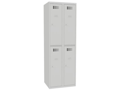 Šatník Sus 322 W lx (color_body RAL 7035, svetlošedá, color_door RAL 7035, svetlošedá)