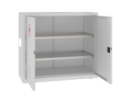 Skriňa na chemikálie MSW 112/5-24pa (color_body RAL 7035, svetlošedá, color_door RAL 7035, svetlošedá)