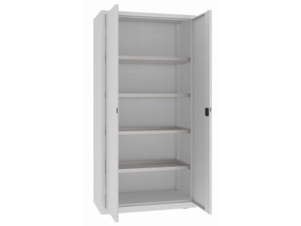 Skriňa so záchytnými policami MSW 210/5-20 (color_body RAL 7035, svetlošedá, color_door RAL 7035, svetlošedá)