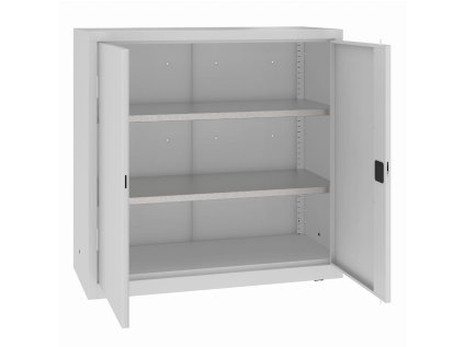 Dielenská skriňa s vystuženými policami MSW 110/5-22 (color_body RAL 7035, svetlošedá, color_door RAL 7035, svetlošedá)