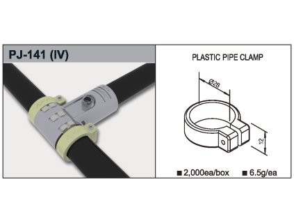 Plastová objímka PJ-141 (Vyberte farbu: Ivory)