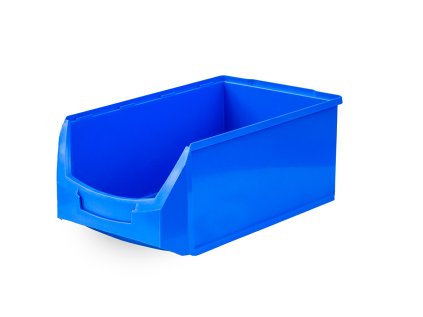 Modrý plastový kontajner D, 500x310x200 mm