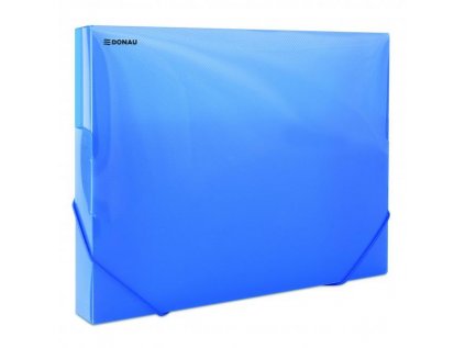 99351 1 plastovy box s gumickou donau priehladny modry