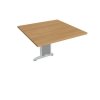 171821 1 doplnkovy stol flex 80x75 5x80 cm dub kov