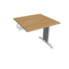 171830 1 rokovaci stol flex 80x75 5x80 cm dub kov