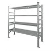 Veľkokapacitný policový regál 1500x320x1972 mm, nosnosť 145 kg na policu