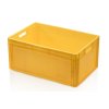 Priemyselná žltá Euro prepravka 60x40x27 cm s objemom 56 litrov