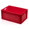 Priemyselná červená Euro prepravka 60x40x27 cm s objemom 56 litrov